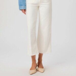 PAIGE Wyatt Mule – Bone Leather, Size 7.5 (New with Box)